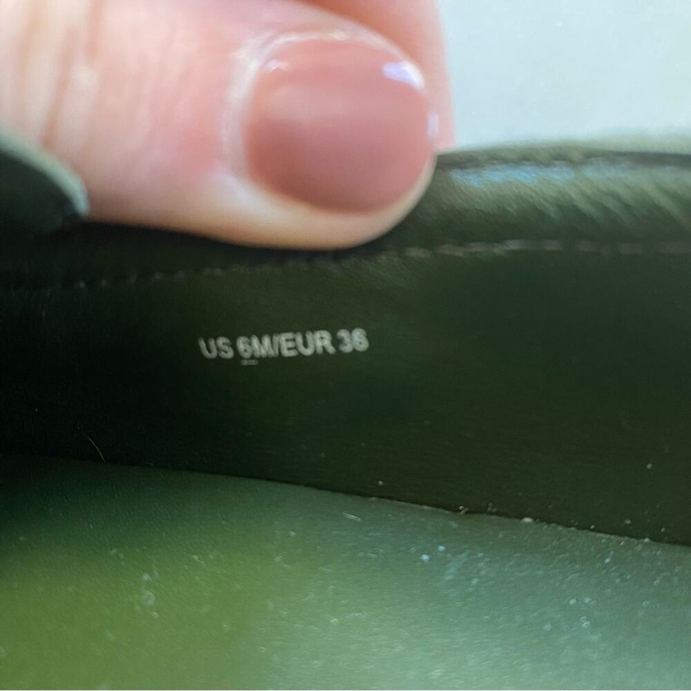 Vince Olive Green Suede Chunky Loafers - Picture 10 of 10